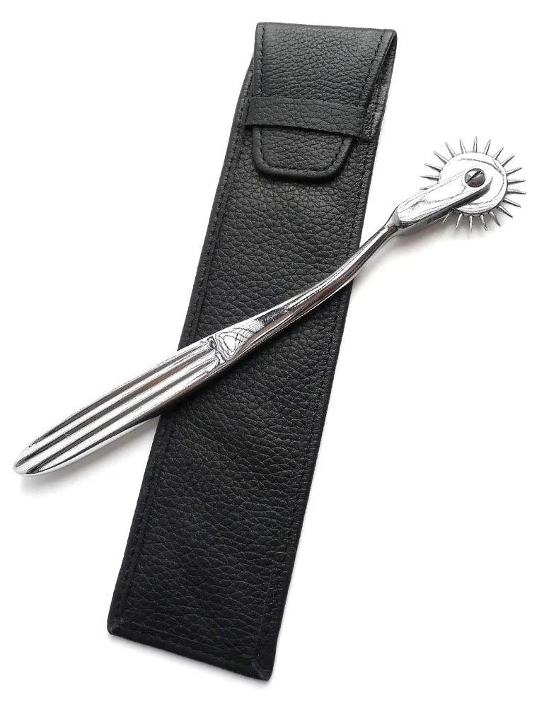 KinkLab Wartenberg Pinwheel with Leather Sheath