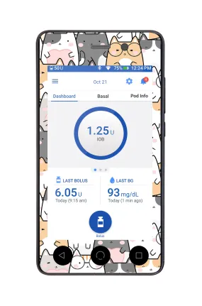 Kitty Cartoon Omnipod DASH™