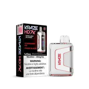 Kraze HD 7000 Strawberry Ice Disposable Vape Pen