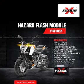 KTM Duke/RC 250 Flash X Hazard Flash Module, Blinker,Flasher 2018-2022