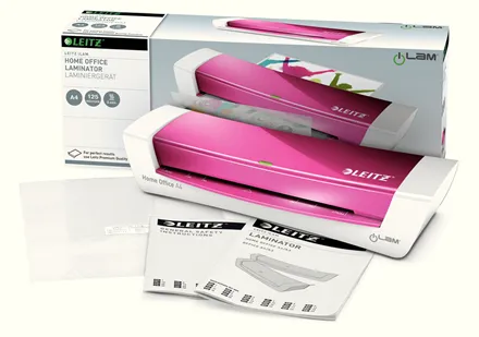 LEITZ LAMINATOR A4 H/O PINK