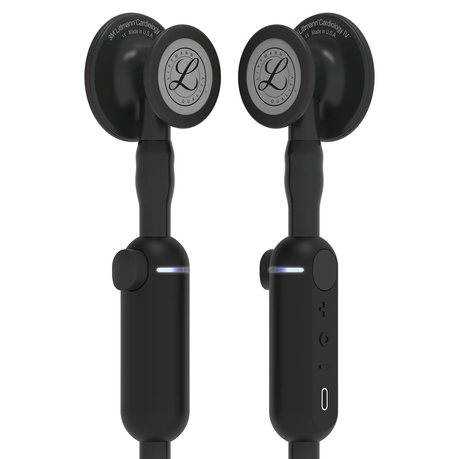 Littmann CORE Digital Stethoscope 8490 - Black - Over Engraved