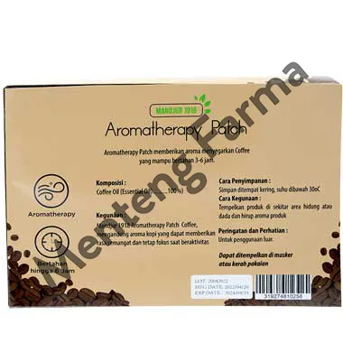 Mandjur 1918 Aromatherapy Patch Coffee Sachet (12 Patch)