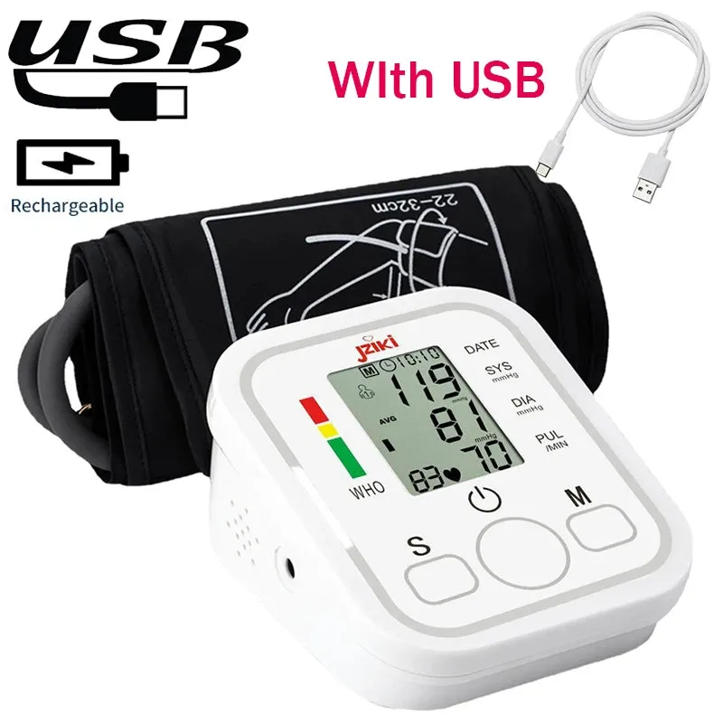 Manometer Digital Wrist Monitors Pulse Heartbeat Rate Meter Device