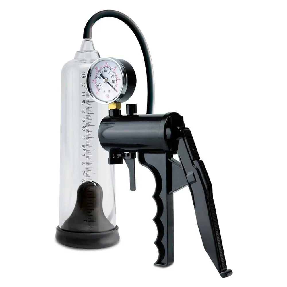 Max Precision Penis Pump & Gauge | Professional Male Enhancing Power Pump Kit