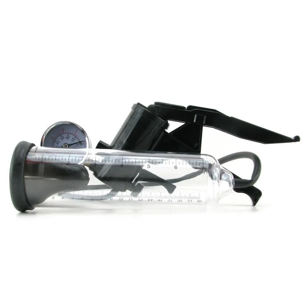 Max Precision Penis Pump & Gauge | Professional Male Enhancing Power Pump Kit