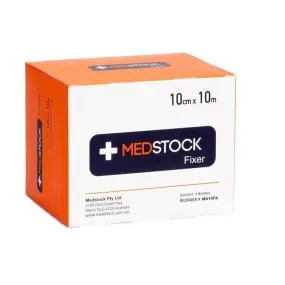 Medstock Fixer Fabric Adhesive Roll 10cmx10m - EA