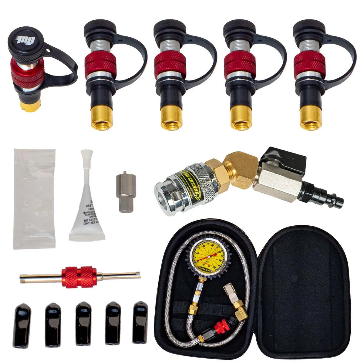 Monster Valve Wedge - No tap universal - Rapid Tire Air Up and Air Down Kit