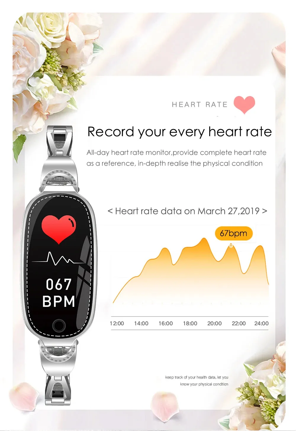 MoonDiamond™ Android and iOS Smart Watch For Women