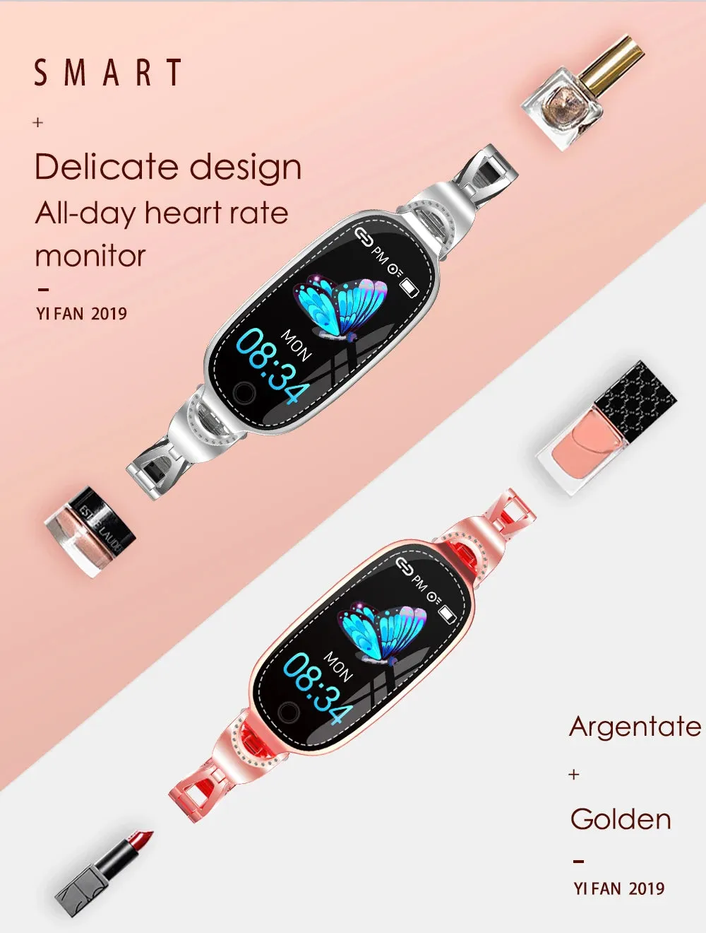MoonDiamond™ Android and iOS Smart Watch For Women
