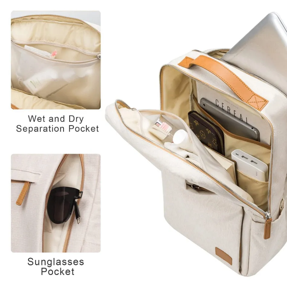 Multifunctional USB Charging Notebook Computer Backpack for Students and Travelers