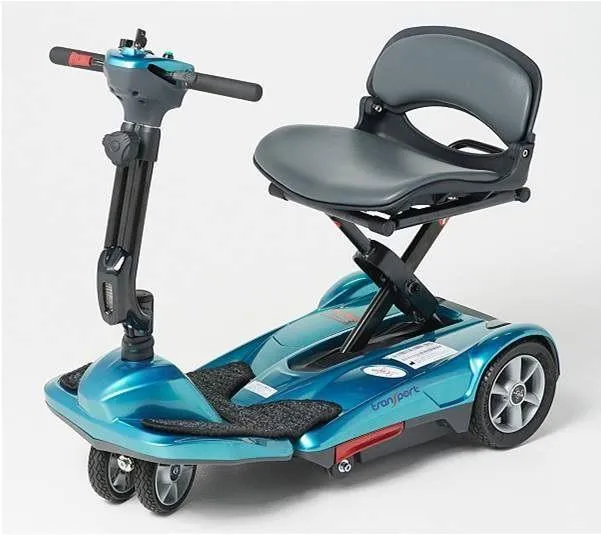 New EV Rider TranSport M 4-Wheel Folding Mobility Scooter | Max Speed 3.8 MPH | 250 LBS Weight Capacity