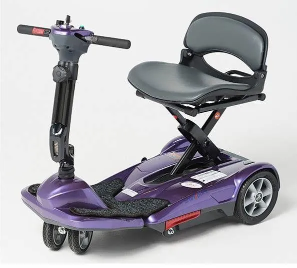New EV Rider TranSport M 4-Wheel Folding Mobility Scooter | Max Speed 3.8 MPH | 250 LBS Weight Capacity