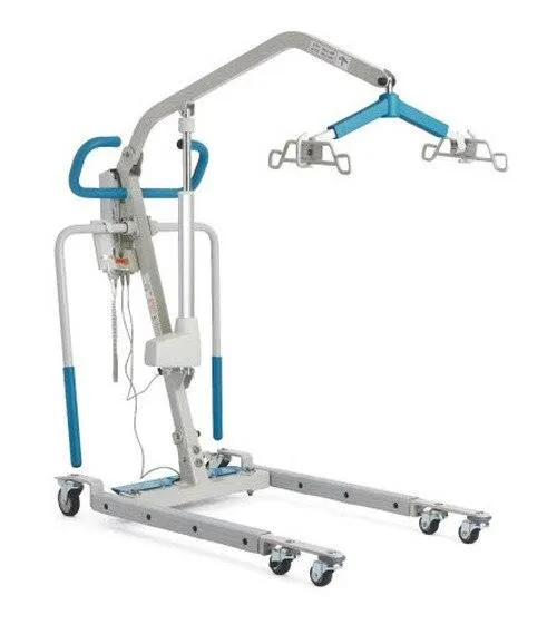 New Medline MDS450EL Electric Patient Lift | 8 - 70 Inches |  Power Operated Base, Lifts Patient From Floor, Locking Casters