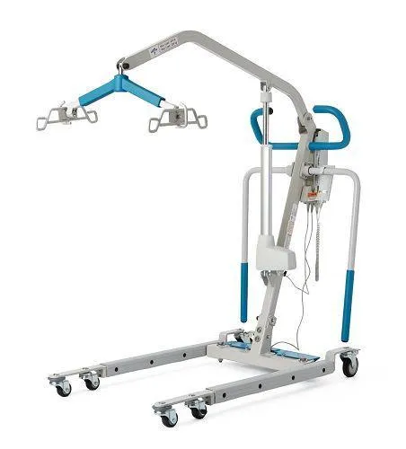 New Medline MDS450EL Electric Patient Lift | 8 - 70 Inches |  Power Operated Base, Lifts Patient From Floor, Locking Casters