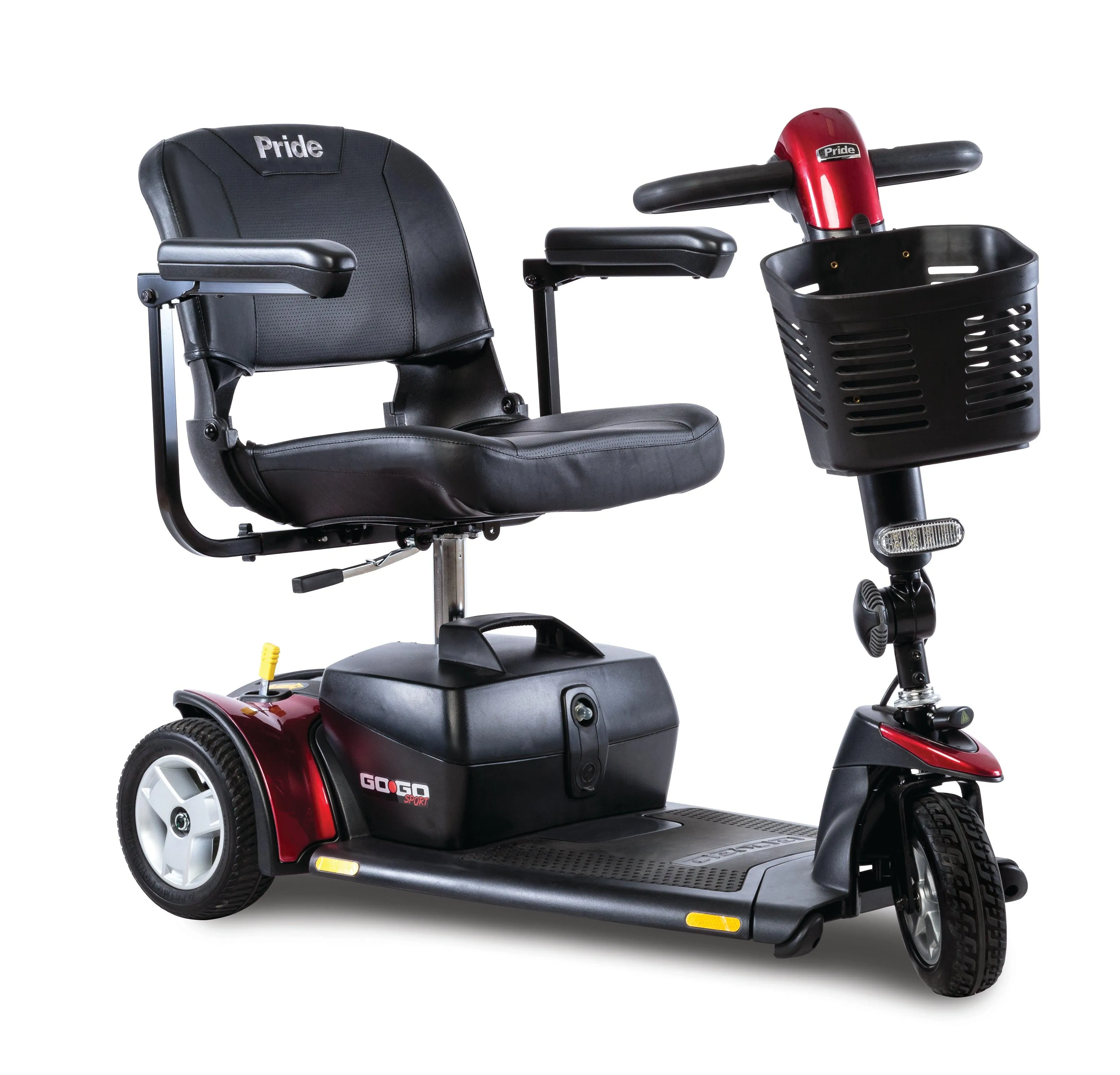New Pride Mobility Go-Go Sport 3-Wheel Mobility Scooter | Max Speed 4.7 MPH | 325 LBS Weight Capacity