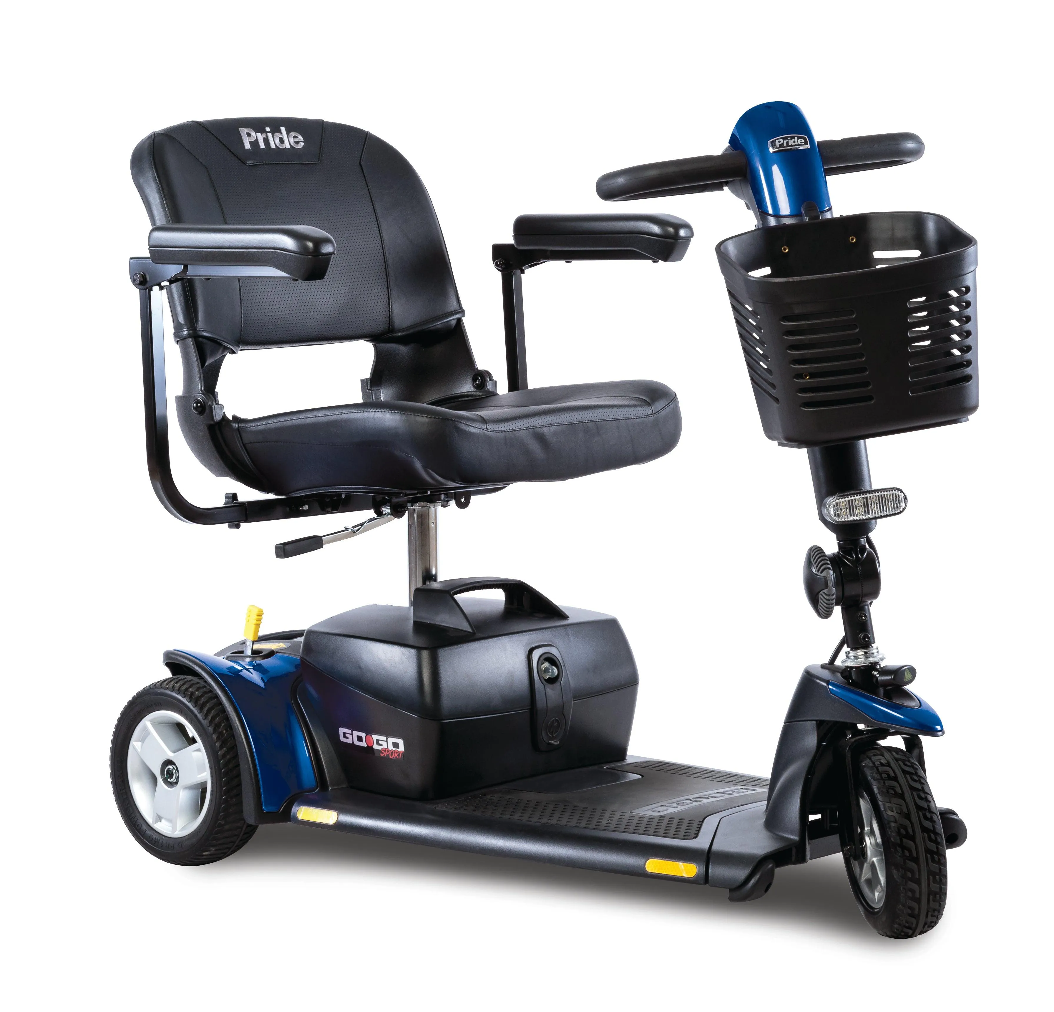 New Pride Mobility Go-Go Sport 3-Wheel Mobility Scooter | Max Speed 4.7 MPH | 325 LBS Weight Capacity