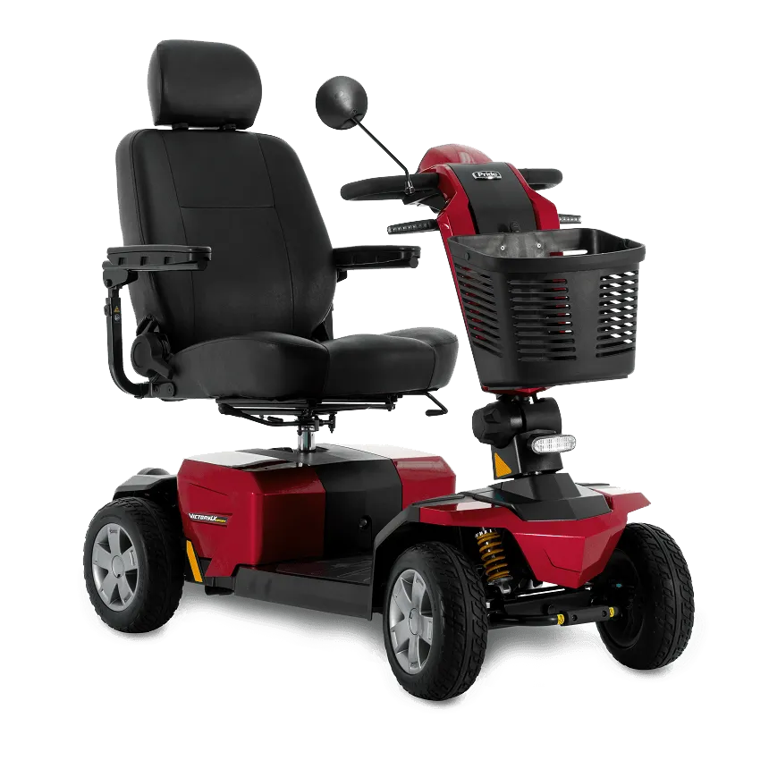 New Pride Mobility Victory LX Sport 4-Wheel Mobility Scooter | Max Speed 8 MPH | 400 LBS Weight Capacity