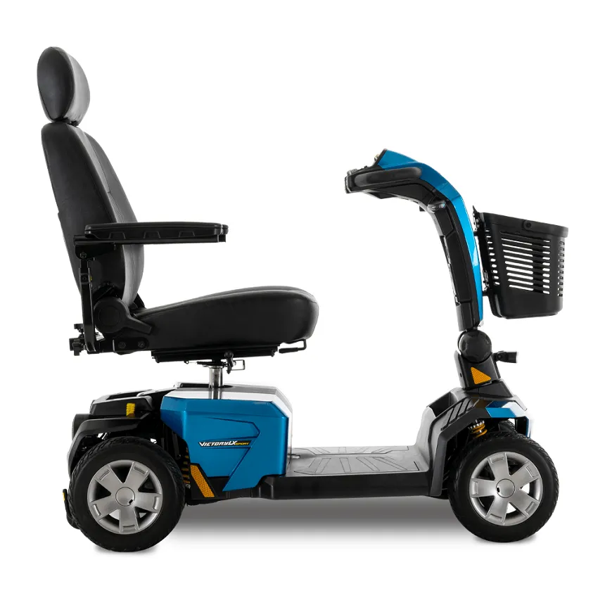 New Pride Mobility Victory LX Sport 4-Wheel Mobility Scooter | Max Speed 8 MPH | 400 LBS Weight Capacity