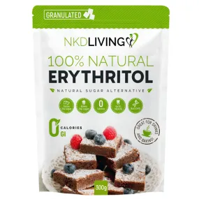 NKD Living Granulated Erythritol Natural Sugar Alternative 300g