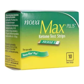 Nova Max Plus Ketone Test Strips