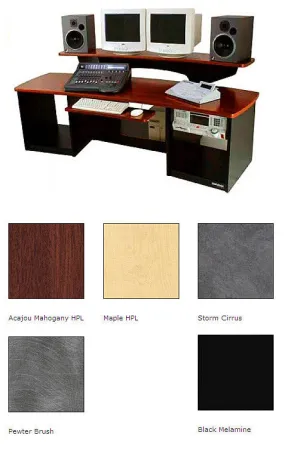 Omnirax Force 24 Audio Video Workstation (Maple Formica) Omnirax Force 24 Audio Video Workstation (Maple Formica)
