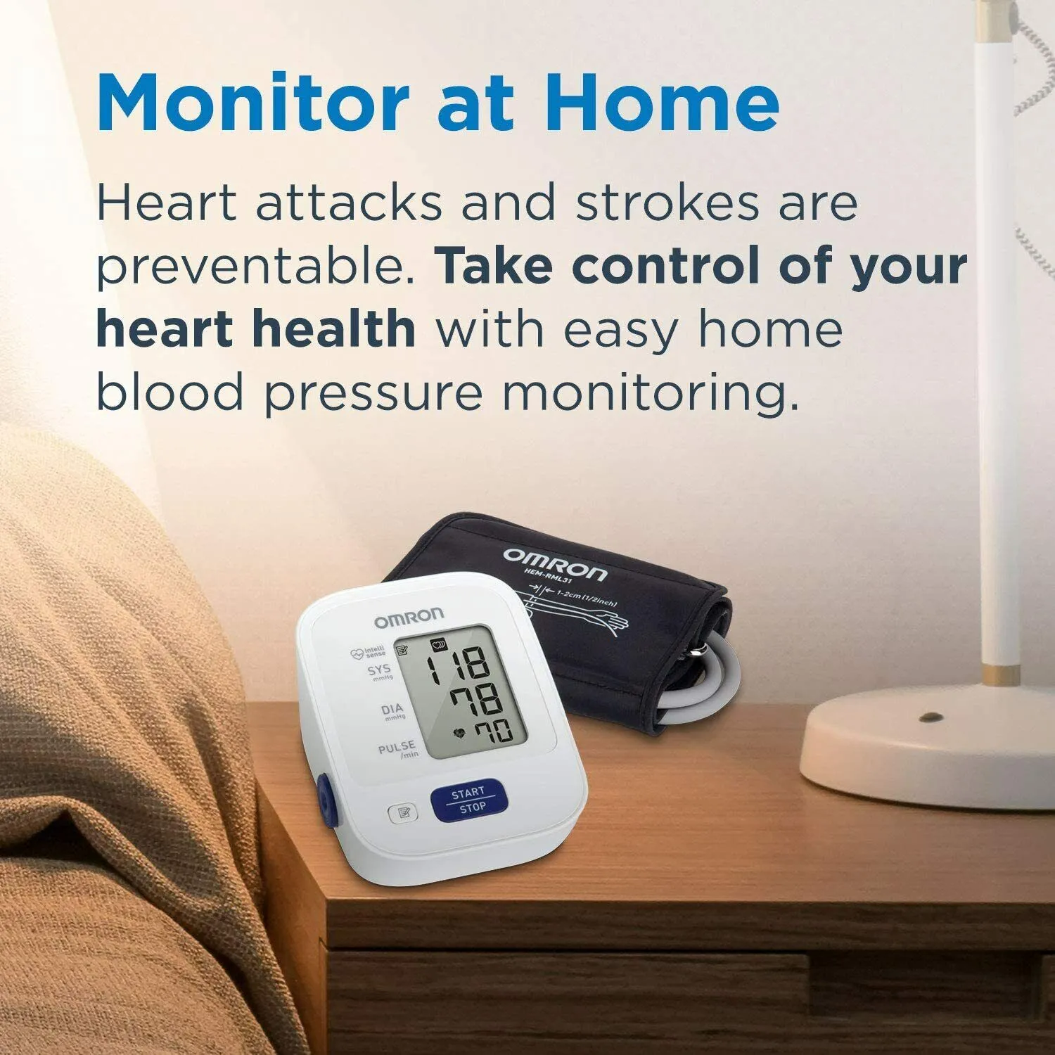 Omron 3 Series Upper Arm Blood Pressure Monitor