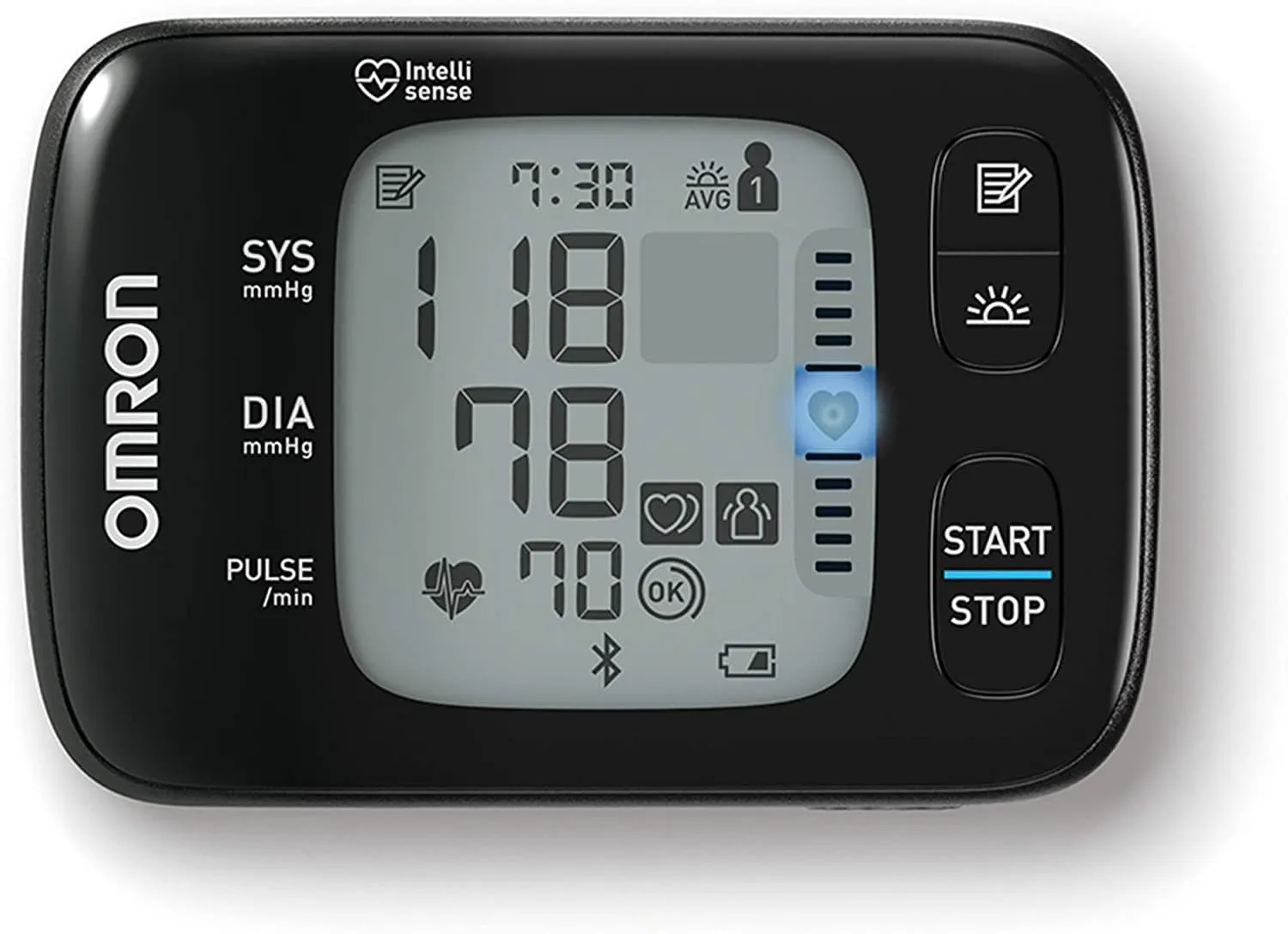 Omron RS7 Intelli IT Wrist Blood Pressure Monitor - Smart & Accurate Monitoring
