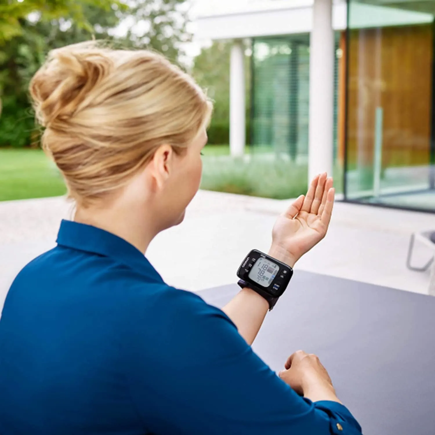Omron RS7 Intelli IT Wrist Blood Pressure Monitor - Smart & Accurate Monitoring