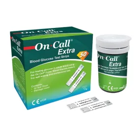 On Call Extra Test Strips VAT RELIEF