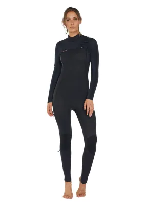 ONeill Womens Hyperfreak 4/3 mm Chest Zip Steamer Wetsuit