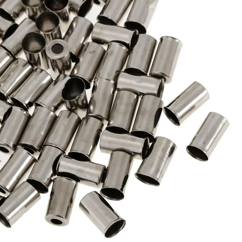 Pack Of 100 Lightweight Bike Brake Inner  End Caps 5mm