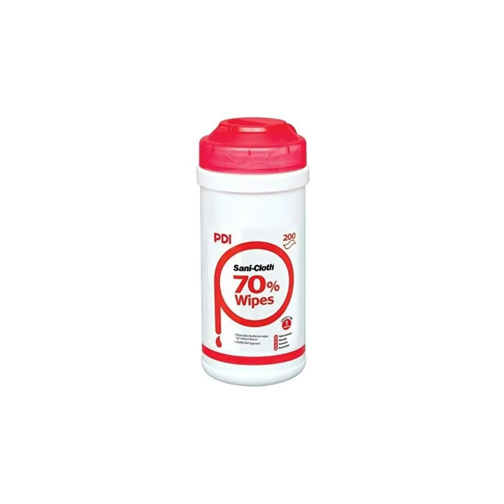 PDI Sani-Cloth 70 Alcohol 200 Wipes