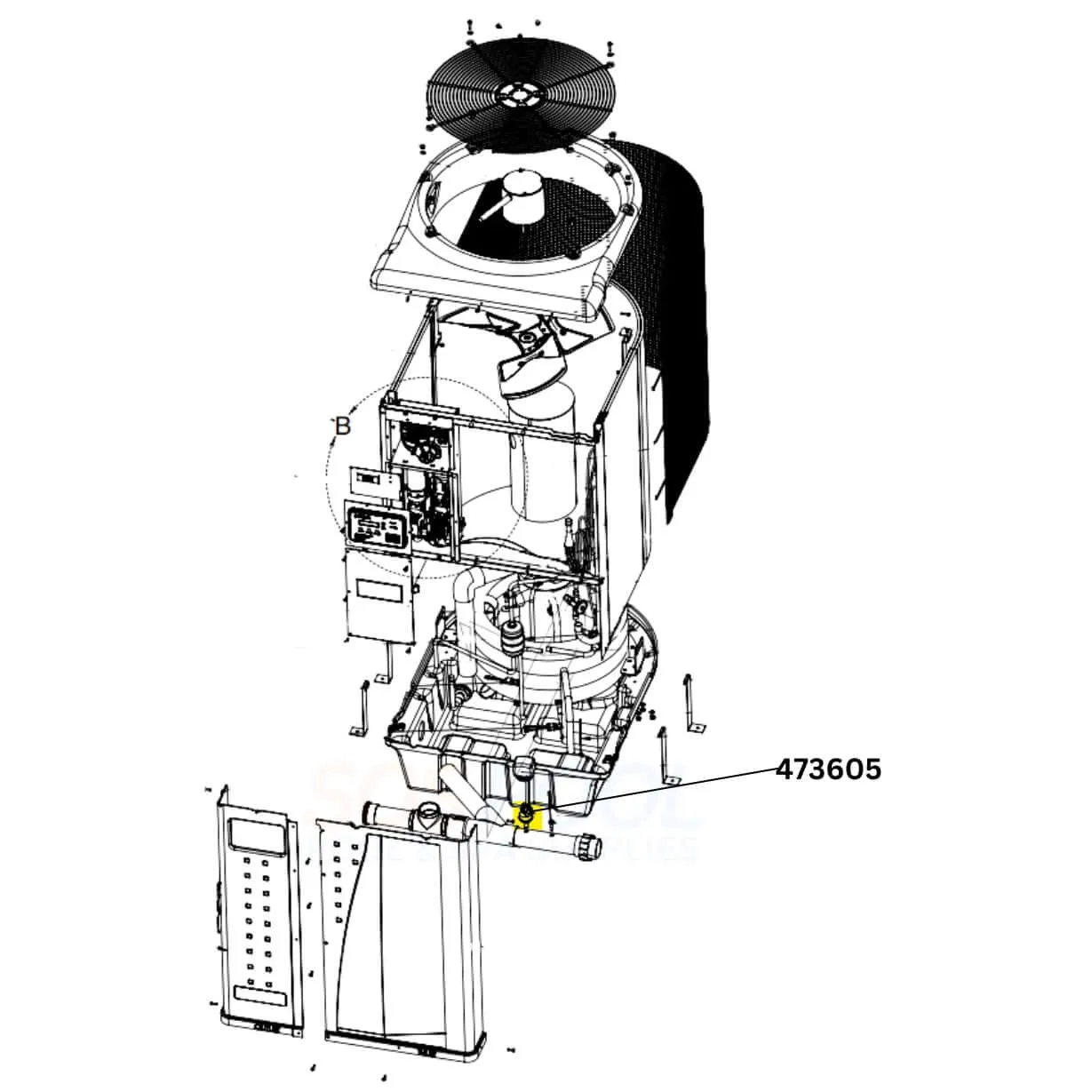 Pentair Pressure Switch For Heaters and Heat Pumps | 473605