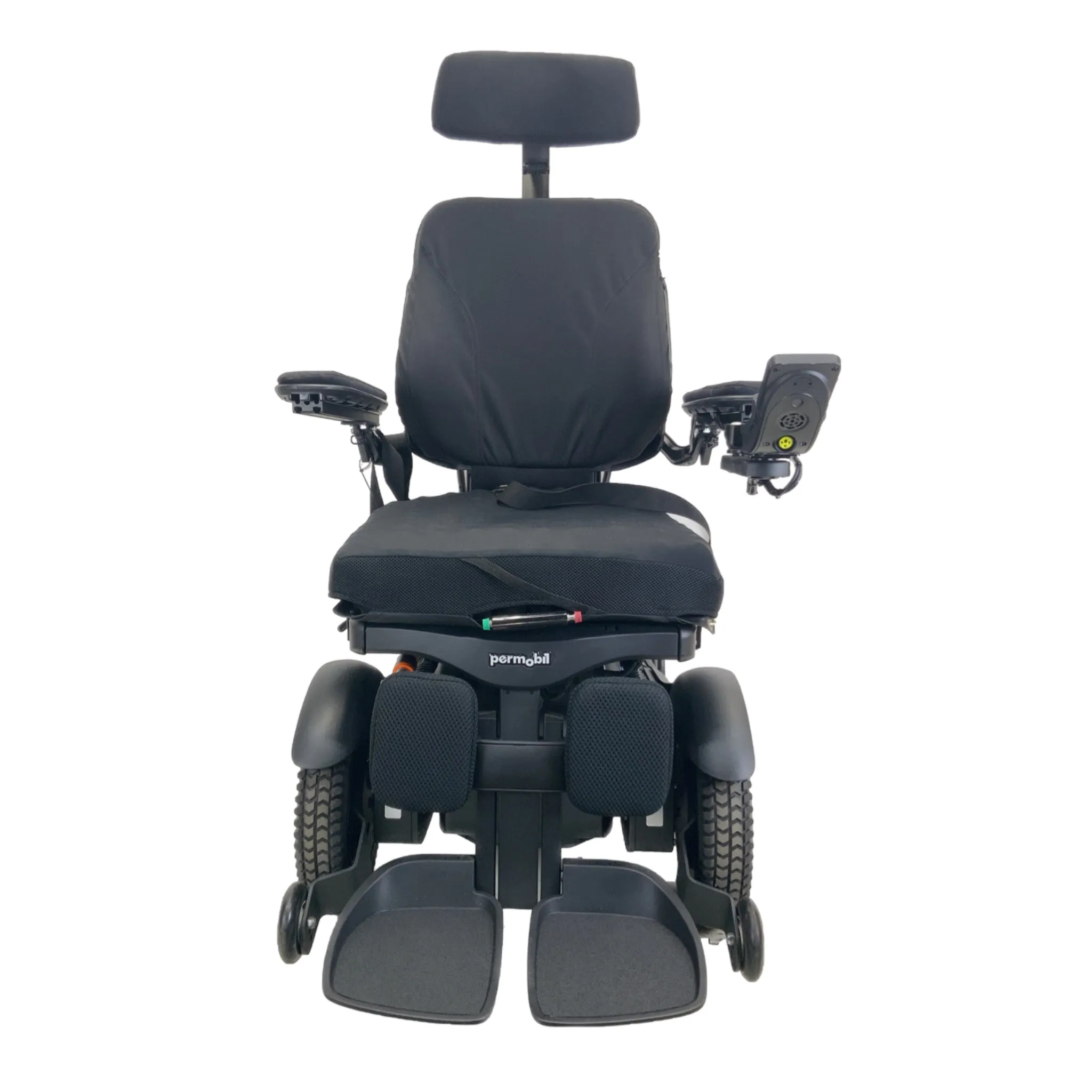 Permobil F3 Rehab Power Chair - Tilt, Recline, Power Legs | 17" x 21" Seat | Only 4 Miles!