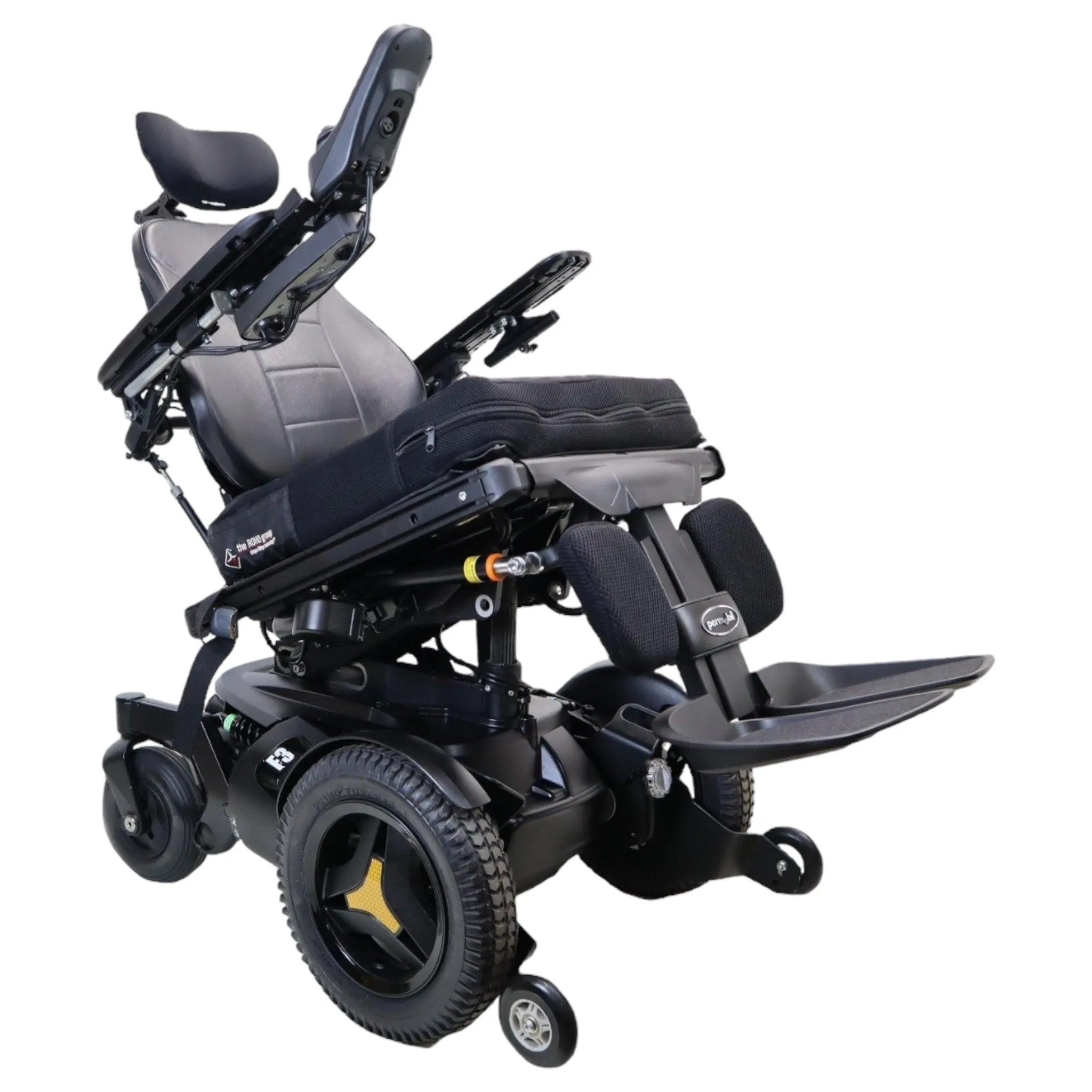 Permobil F3 Rehab Power Wheelchair | 19" x 20" Seat | Tilt, Recline & Power Legs