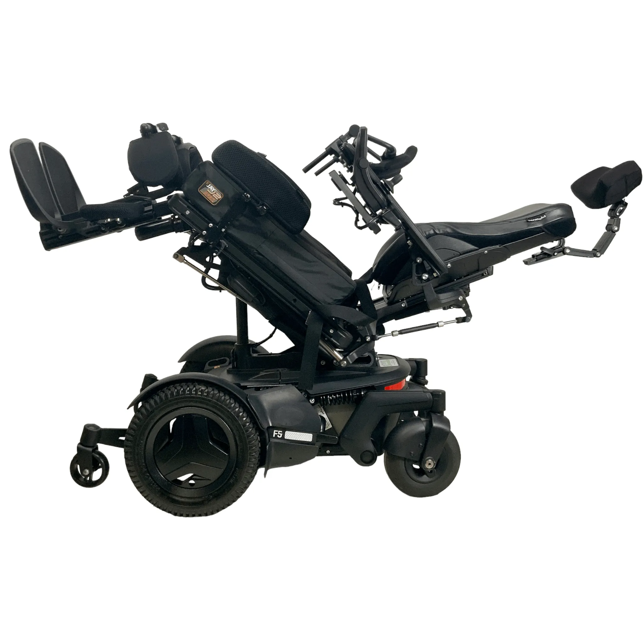 Permobil F5 Corpus VS Rehab Power Chair | 19" x 20" Seat | Chest Bar, Vertical Standing