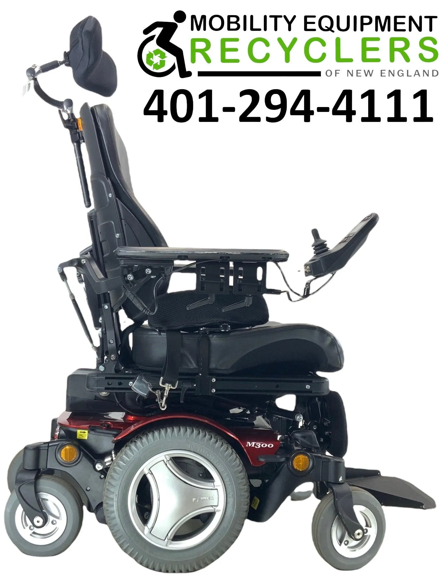 Permobil M300 Rehab Power Chair | 19 x 20 Seat | Tilt, Seat Elevate | Like New!