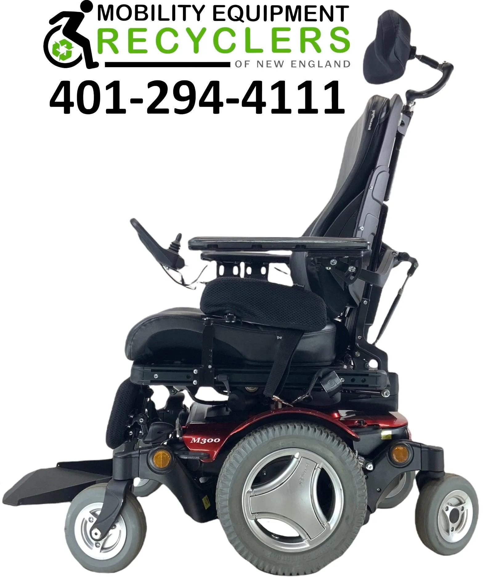 Permobil M300 Rehab Power Chair | 19 x 20 Seat | Tilt, Seat Elevate | Like New!