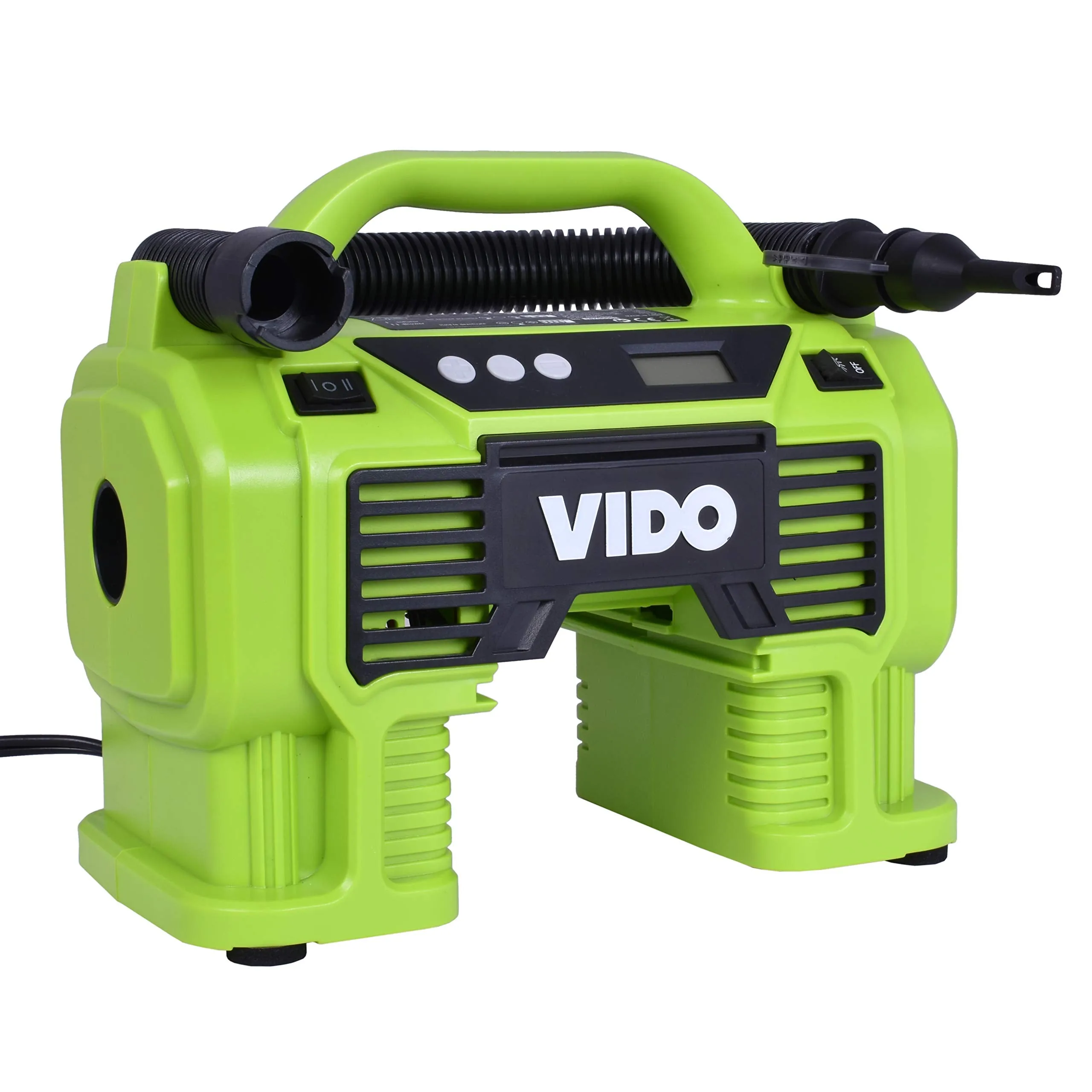 Plantex Portable Electric Inflator Pump for Bicycle, Motorbikes & Car, Football air Pump