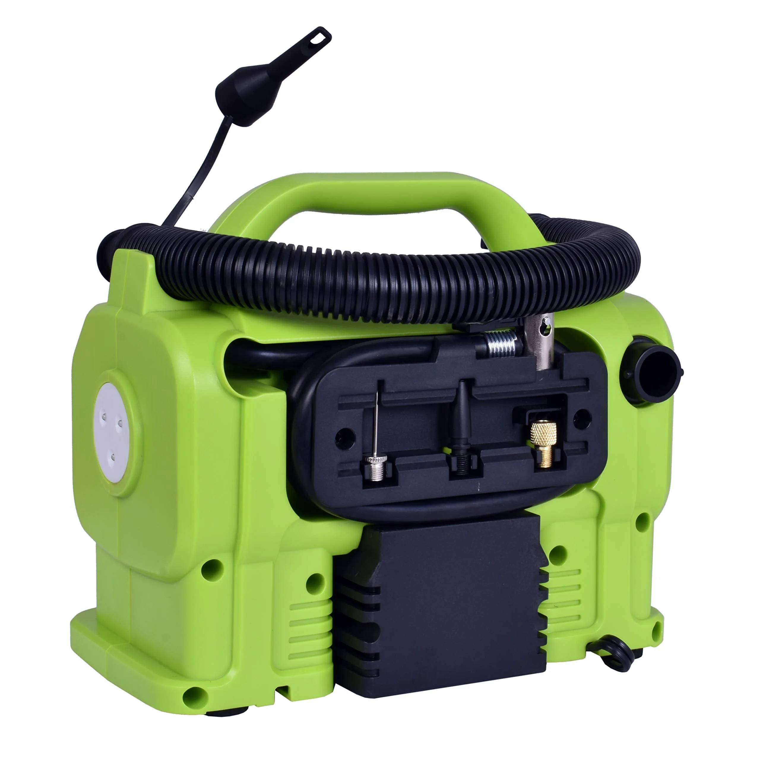 Plantex Portable Electric Inflator Pump for Motorbikes & Car Bicycle,Football air Pump