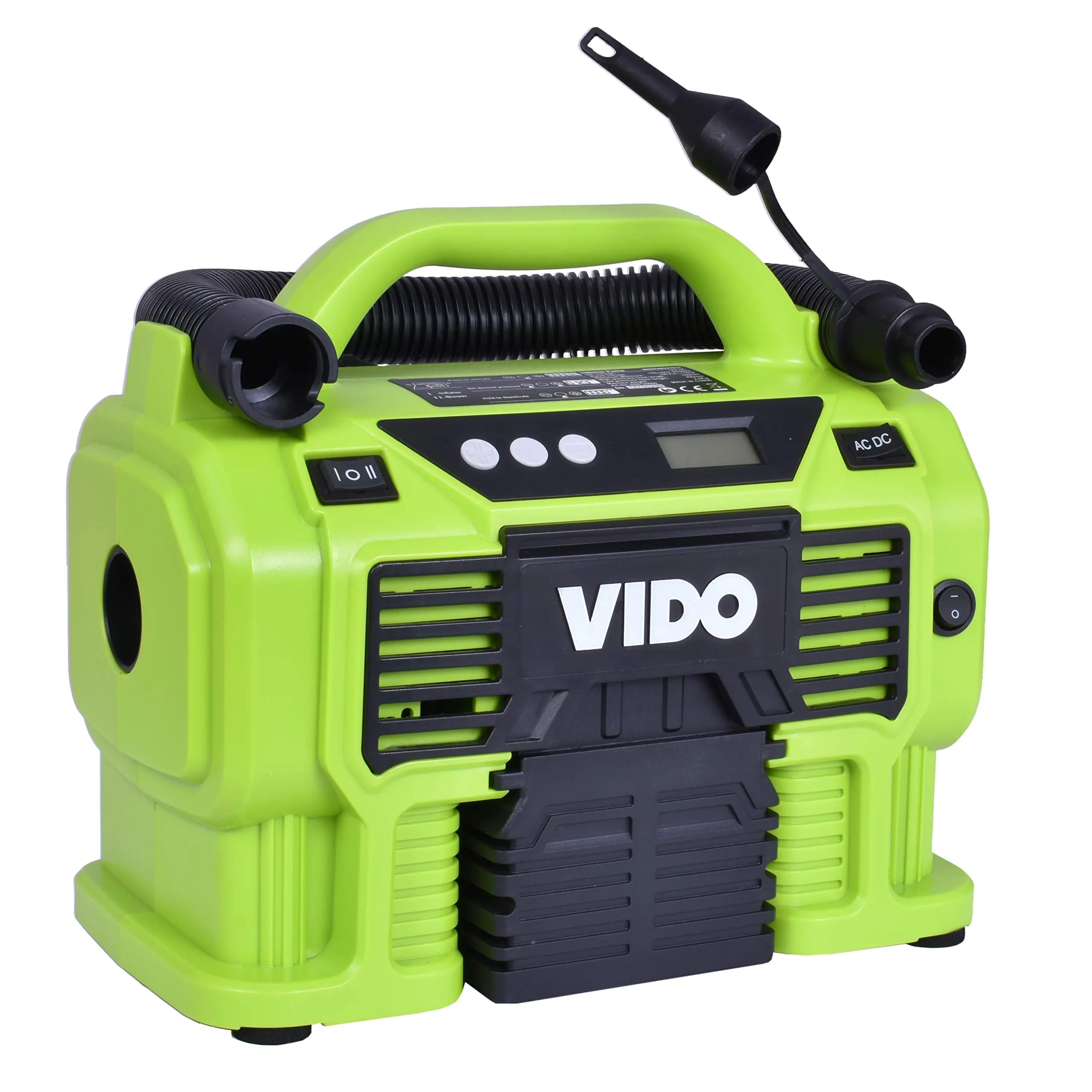 Plantex Portable Electric Inflator Pump for Motorbikes & Car Bicycle,Football air Pump