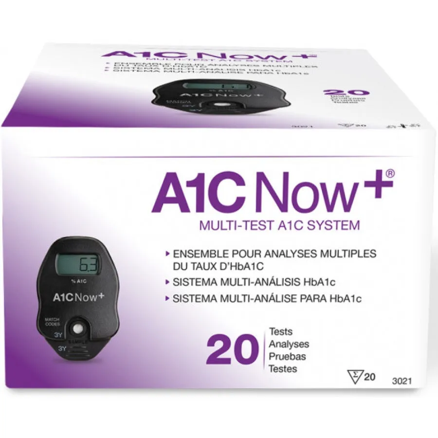 Polymer Technology Systems Test Kit Diabetes Monitoring Blood Sample, Box of 20 (2 Pack)