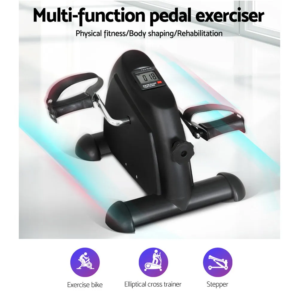 Portable Pedal Exerciser w/ LED Display, Quiet, & Adjustable Resistance - Everfit
