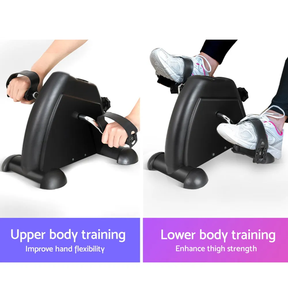 Portable Pedal Exerciser w/ LED Display, Quiet, & Adjustable Resistance - Everfit