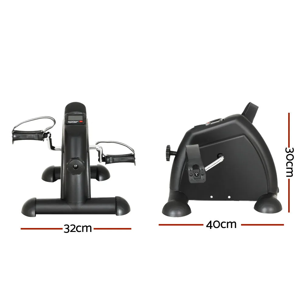 Portable Pedal Exerciser w/ LED Display, Quiet, & Adjustable Resistance - Everfit