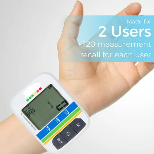 Portable Wrist Blood Pressure Monitor