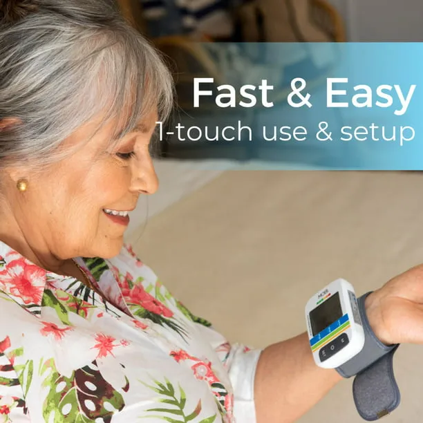 Portable Wrist Blood Pressure Monitor
