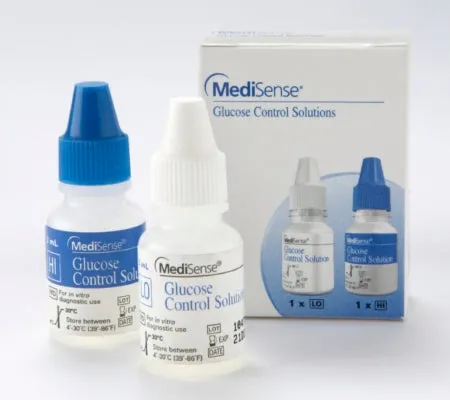 Precision Xtra Control Solution Blood Glucose 0.5 oz Bottle High / Low Box of 2