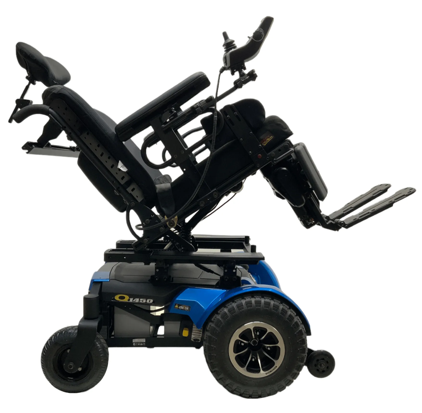 Pride Mobility Quantum 1450 Heavy Duty Power Wheelchair | 24 x 21 Seat | Tilt, Power Legs - Only 23 Miles!